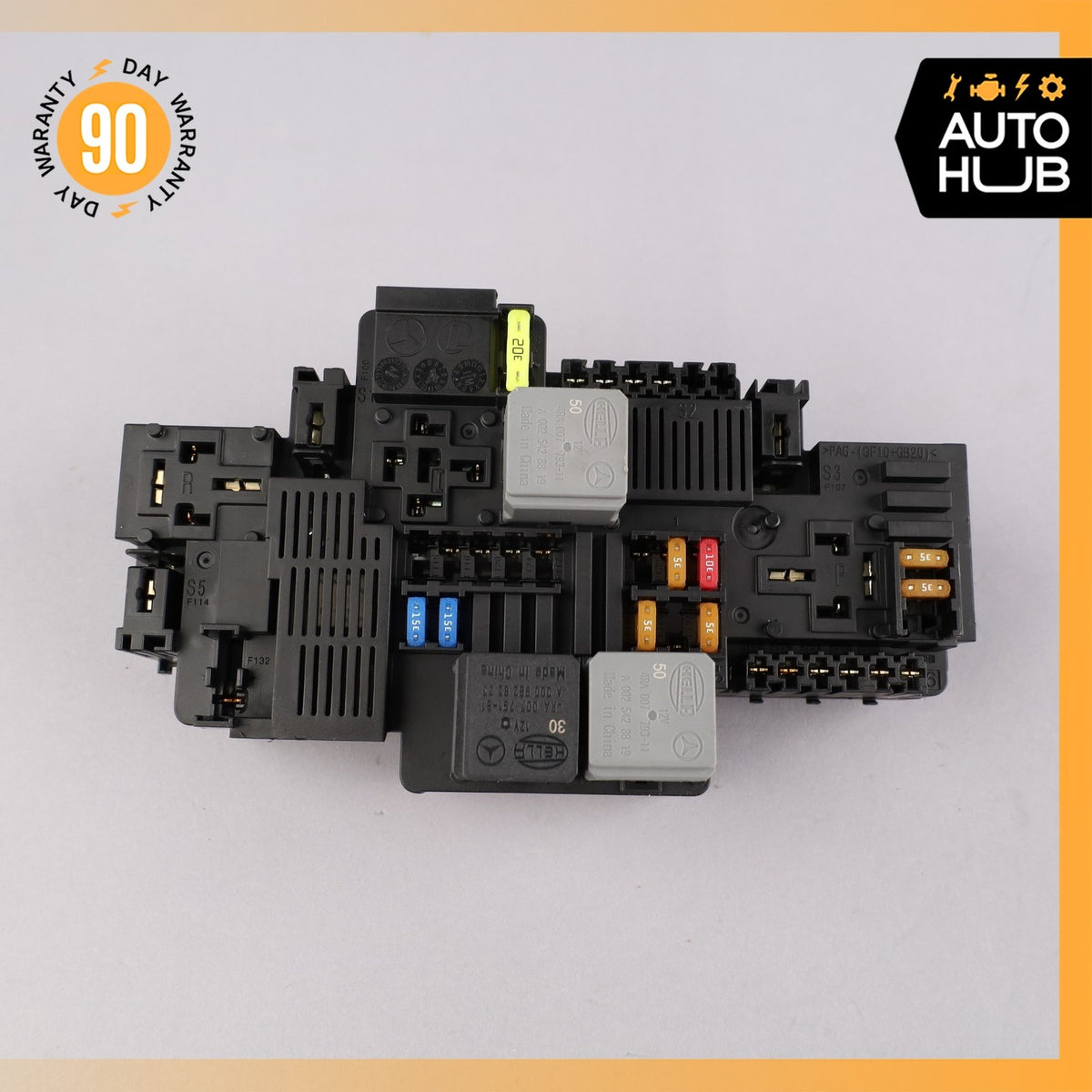 17-20 Mercedes W213 E350 E300 E63 AMG Front Engine Fuse Box Relay OEM 58k - photo 7