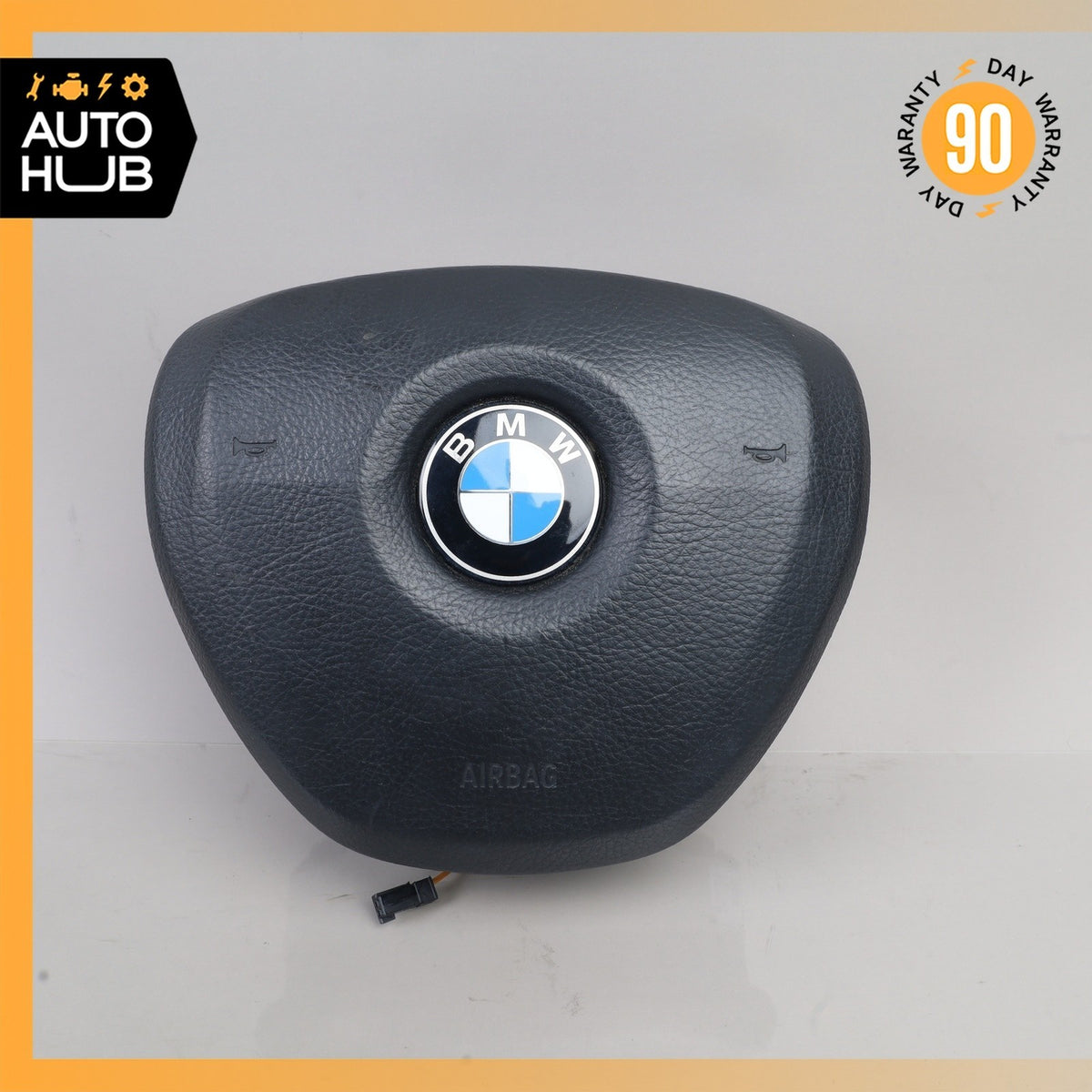 BMW F10 ActiveHybrid 5 650i 750i Steering Wheel Airbag Air Bag Black OEM - photo 1