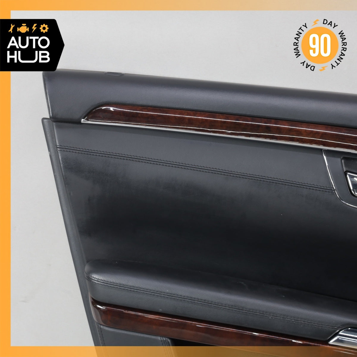 07-09 Mercedes W221 S600 Front Left Driver Side Door Panel Exclusive Black OEM - photo 4
