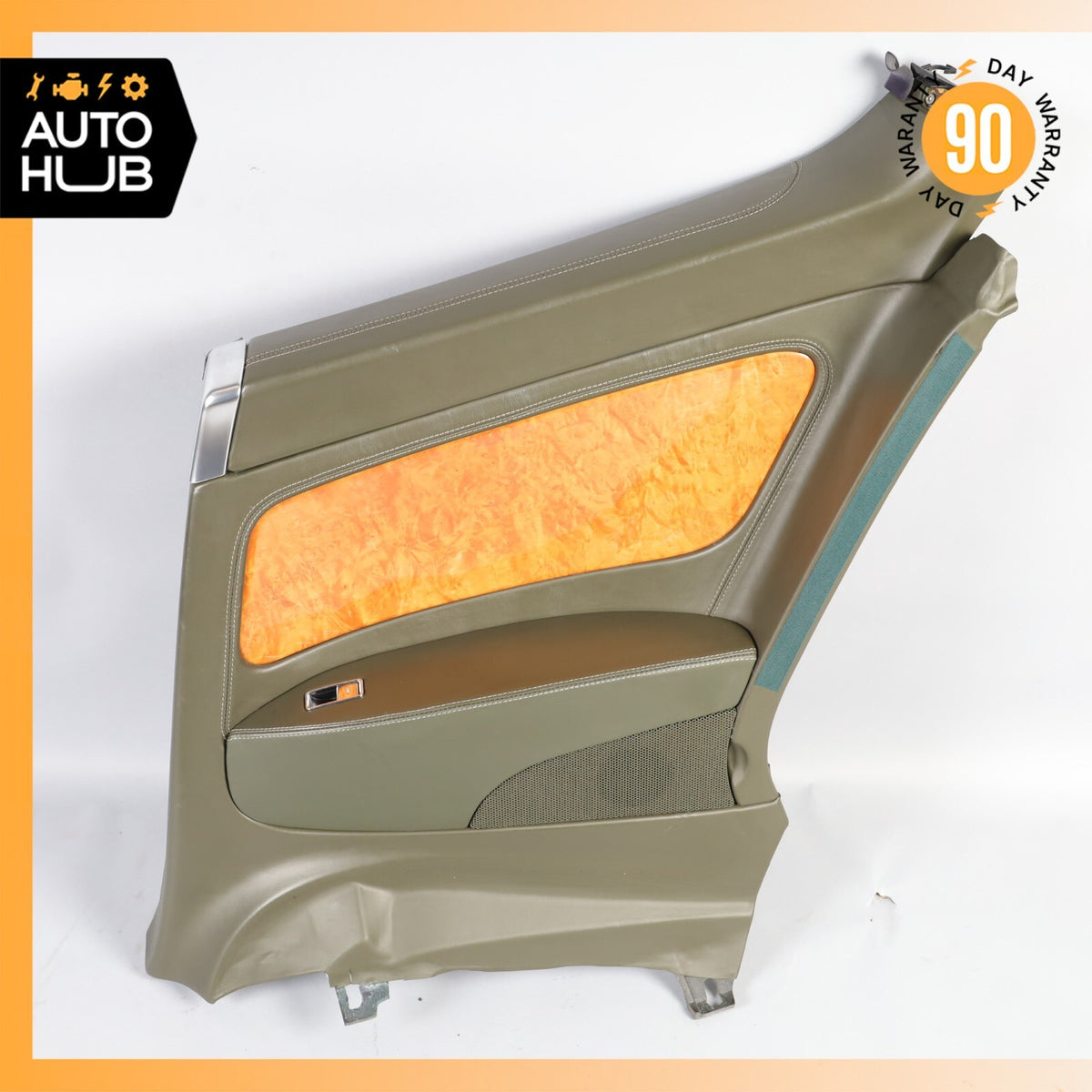03-10 Bentley Continental GT Rear Passenger Side Interior Door Panel Green OEM - photo 1