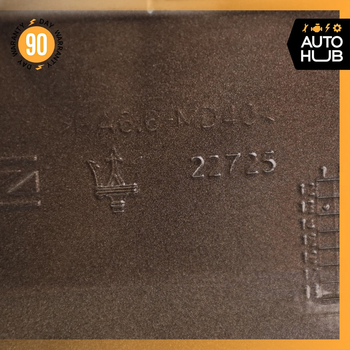 14-22 Maserati Quattroporte M156 SQ4 Fuel Gas Tank Lid Door Cover Brown OEM - photo 7