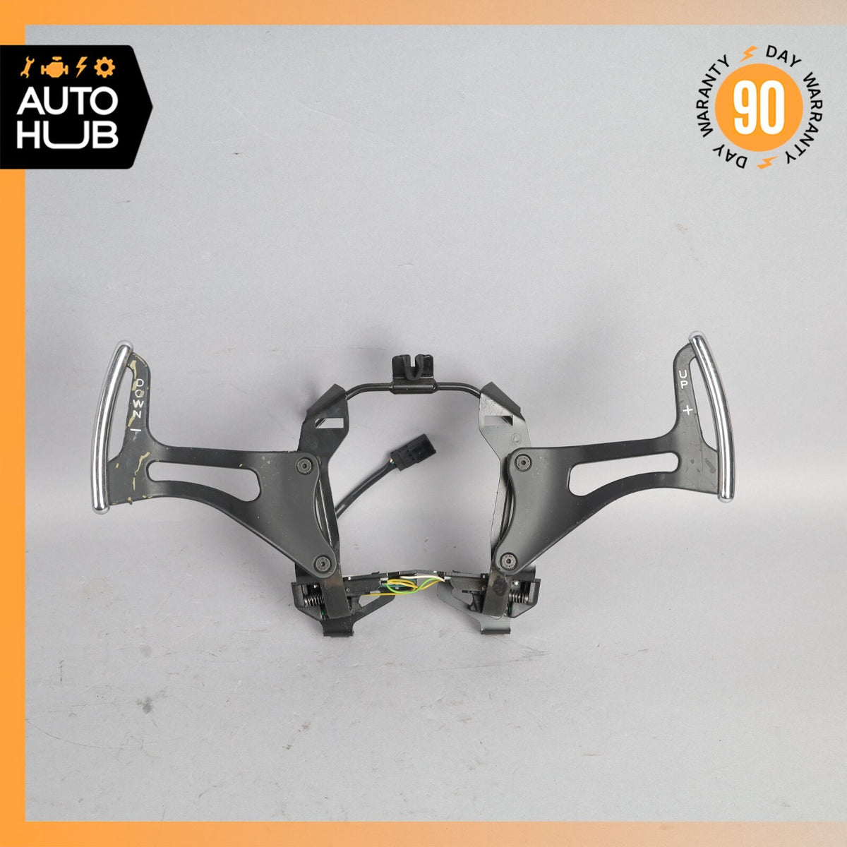 03-19 Maserati GranTurismo M145 Steering Wheel Paddle Shifters Set OEM - photo 1