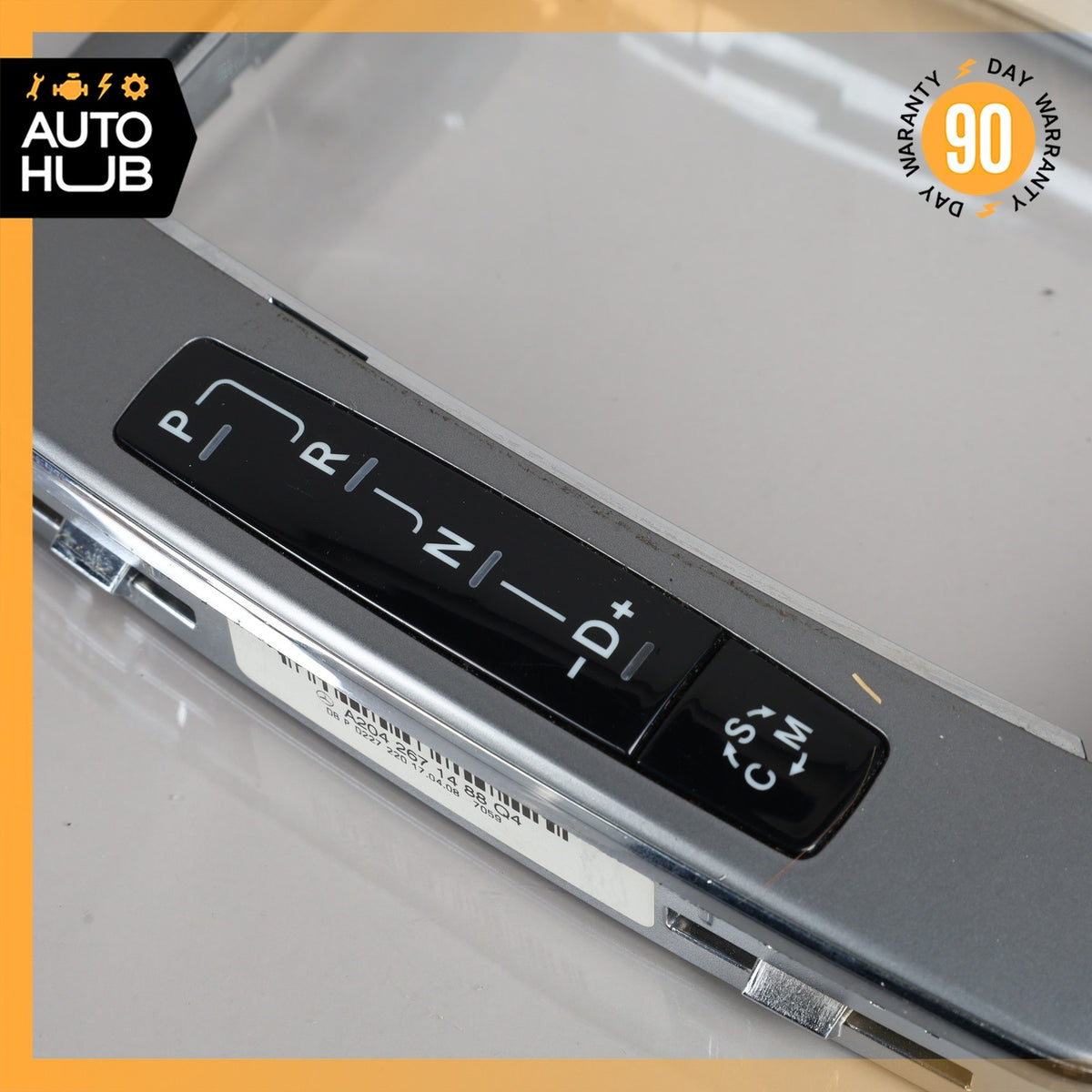 08-11 Mercedes W204 C63 AMG Shifter Center Console Shift Shifter Bezel Trim OEM - photo 2