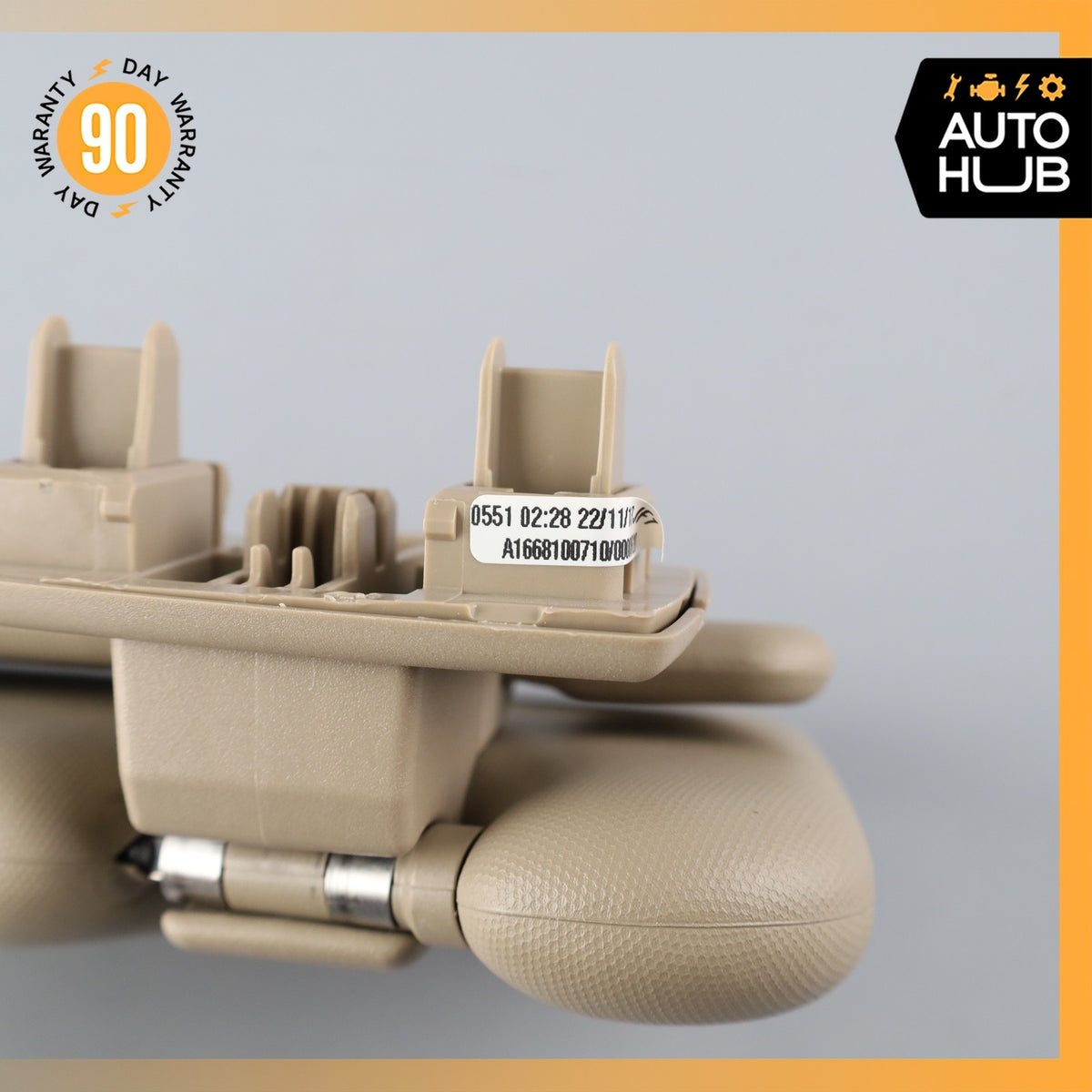 12-19 Mercedes W166 ML350 GL350 Sun Visor Sunvisor Left Driver Side Beige OEM - photo 18