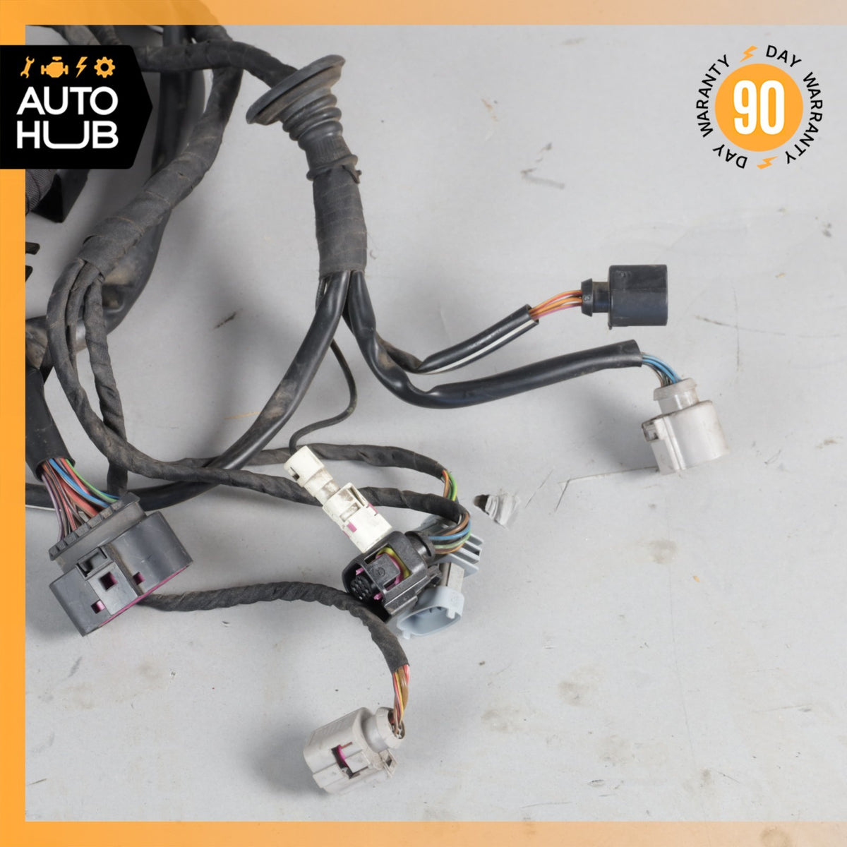 17-19 Porsche 991 911 C4S Rear Right Relay Fuse Box Wiring Harness Cut OEM 24k - photo 3