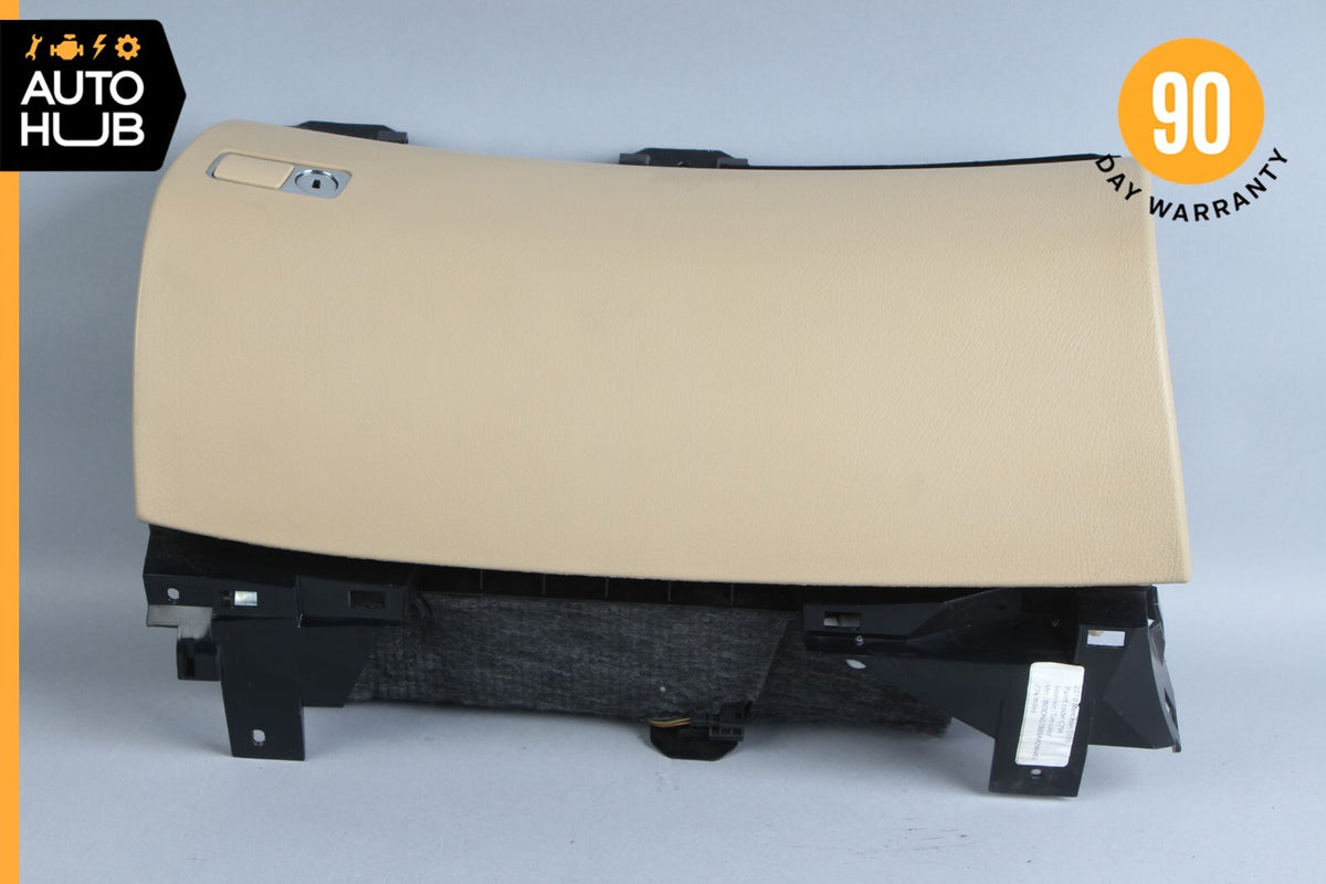 10-13 Mercedes W221 S400 S550 Dash Board Glove Box Compartment Beige OEM - photo 1