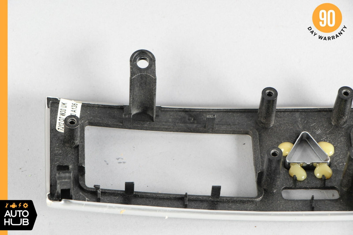 05-07 Mercedes W203 C280 C350 Dash Control Switch Panel Trim Bezel Aluminium OEM - photo 10