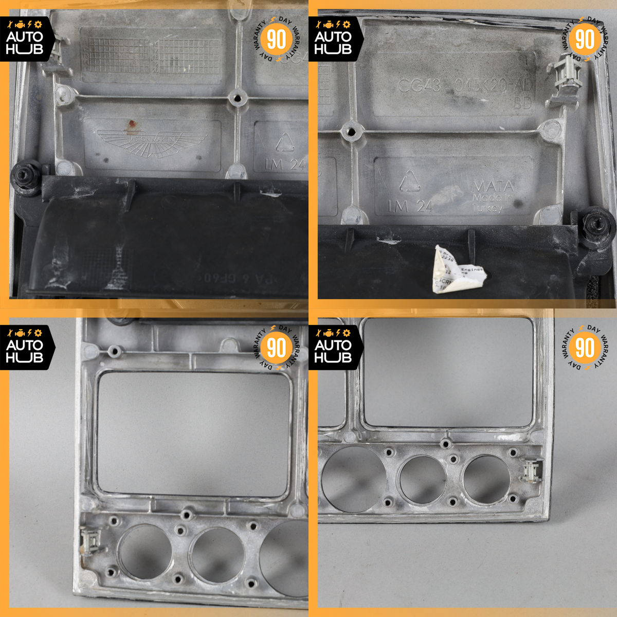 10-15 Aston Martin DB9 Rapide Center Console Navi Trim Bezel Panel Carbon OEM - photo 13