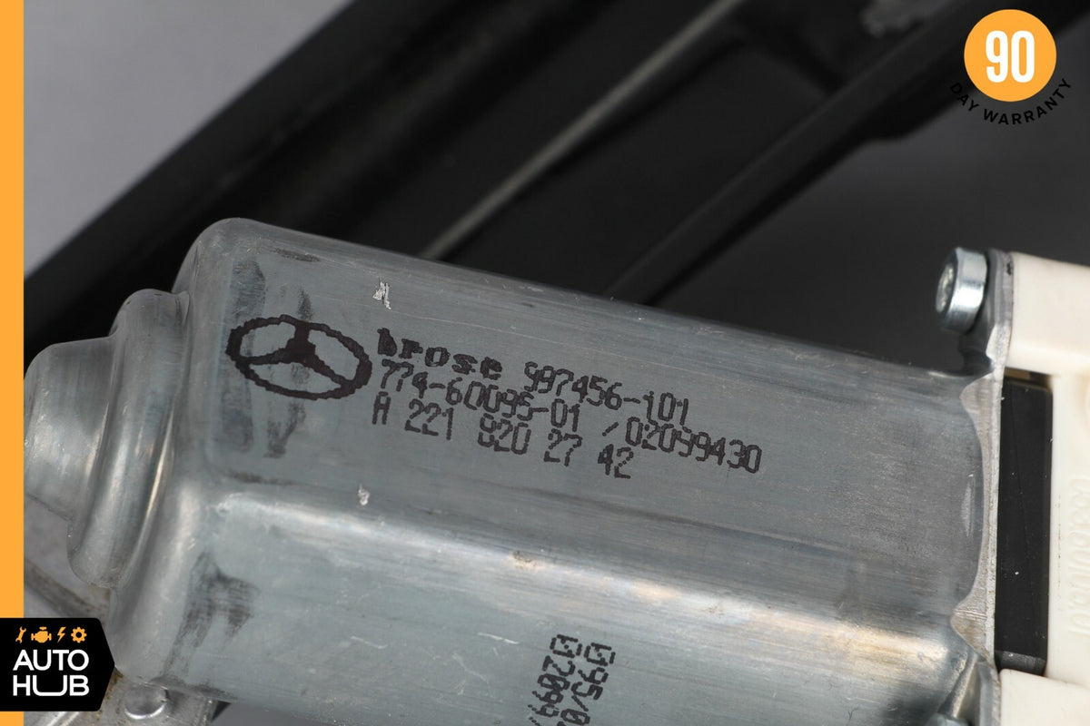 07-13 Mercedes W221 S400 S600 Window Regulator Motor Front Left Driver Side OEM - photo 11