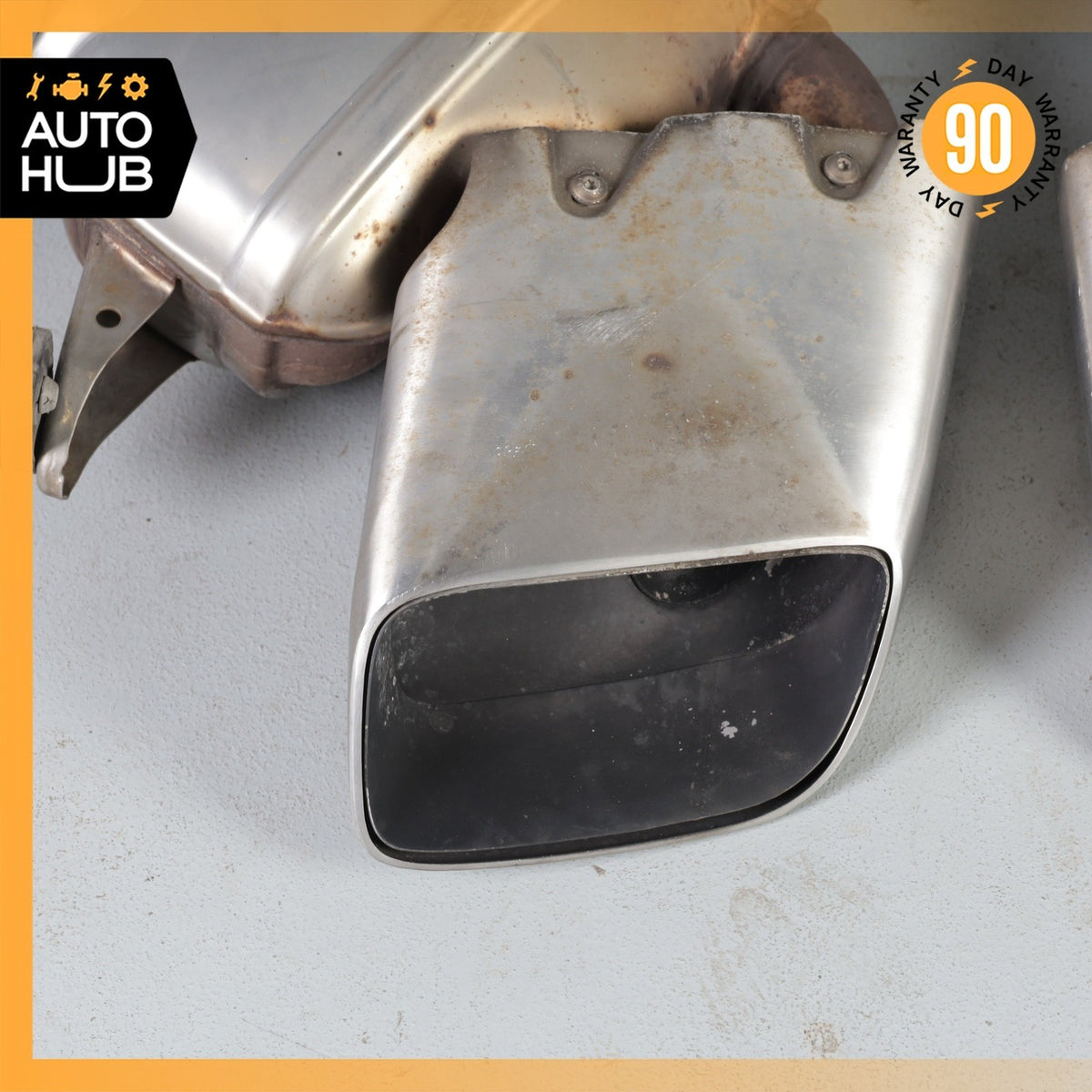 17-18 Porsche Macan 95B 2.0L L4 Exhaust Muffler Mufflers Set 95B253612 OEM 89k - photo 20