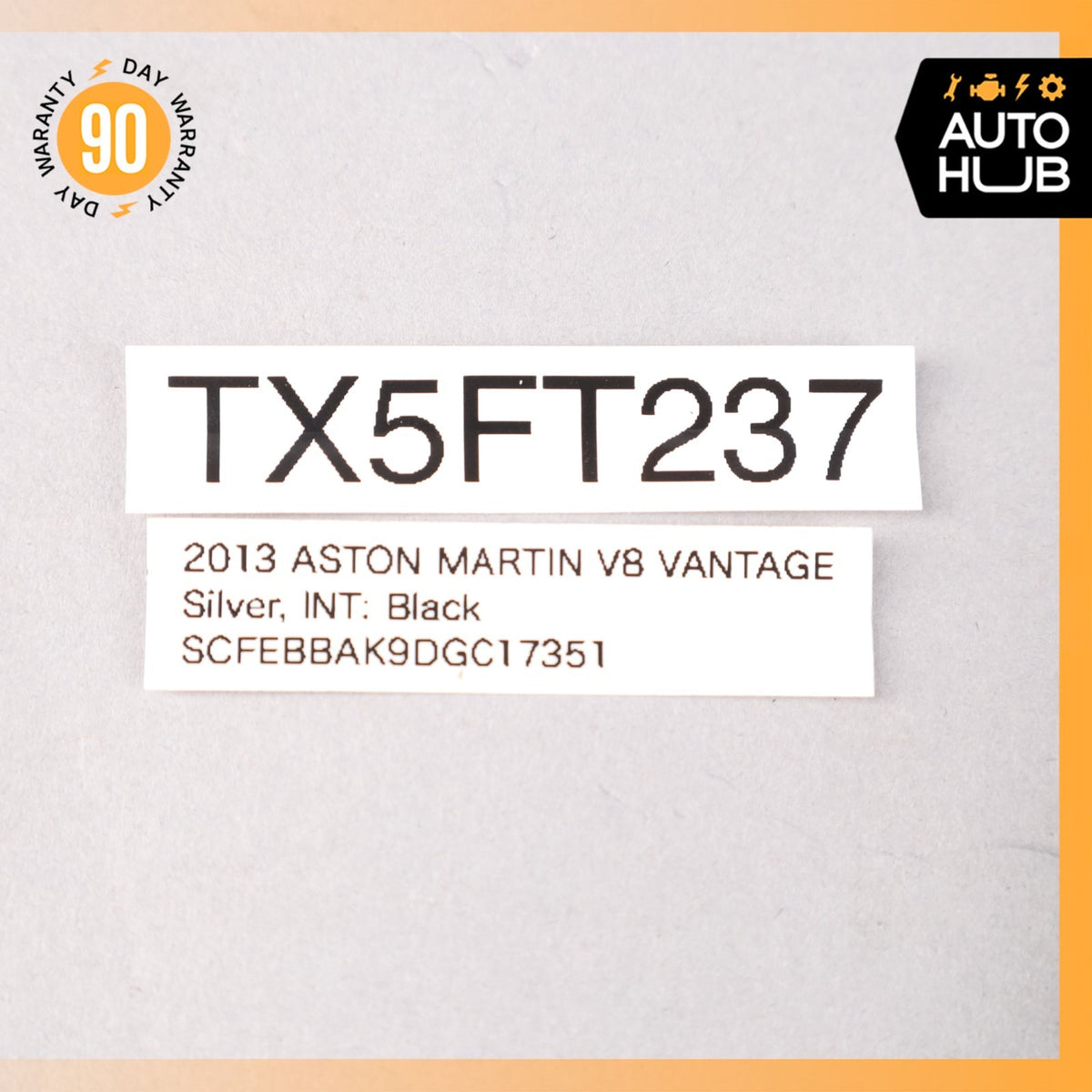 Aston Martin V8 Vantage Trunk Lid Shock Lift Support Strut w/ Brackets Set OEM - photo 15