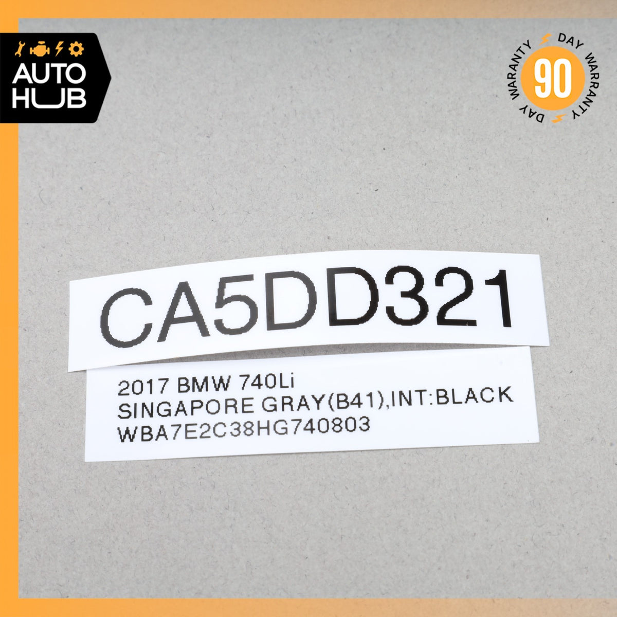 BMW G12 740Li Emergency Hazard Control Switch 61319296076 OEM - photo 8