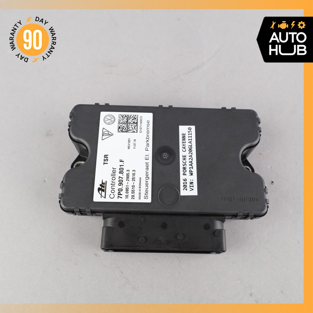11-18 Porsche Cayenne 958 Electronic Parking Brake Control Module 7P0907801F OEM - photo 6