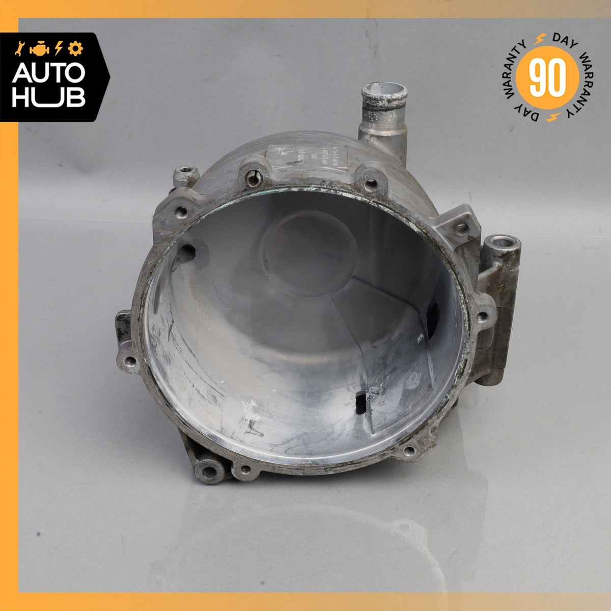 03-11 Mercedes W215 CL600 S65 Water Cooled Alternator Generator Mount Housing - photo 2