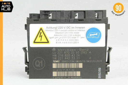 07-10 Mercedes W216 CL550 S63 Front Left or Right Seat Contour Control Module - photo 1
