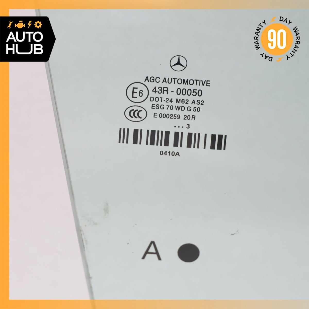11-17 Mercedes W207 E350 Convertible Door Window Glass Front Right Side OEM 57k - photo 9