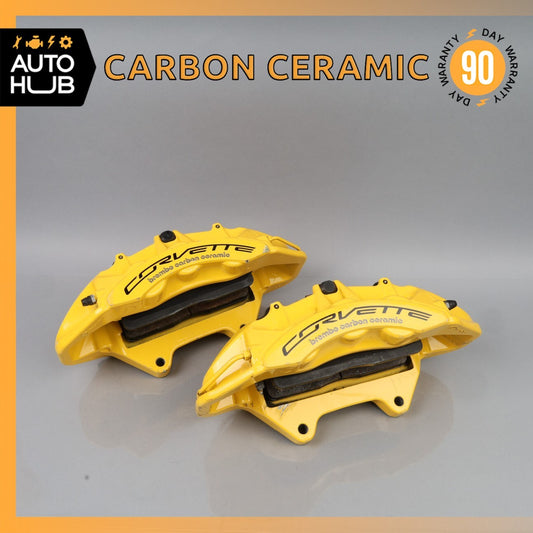 15-19 Chevrolet Corvette C7 Front Right & Left Carbon Ceramic Brake Calipers Set - photo 1