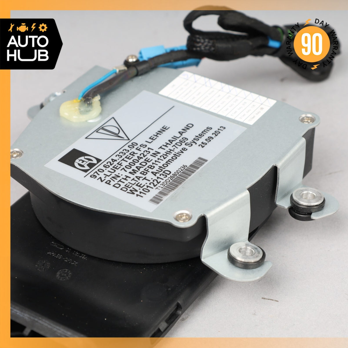 Porsche Panamera 970 Left or Right Side Upper Seat Blower Fan Motor OEM - photo 3
