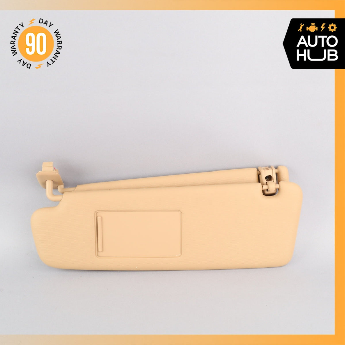 11-14 Porsche Cayenne 958 Sun Visor Sunvisor Front Left Driver Side Beige OEM - photo 7