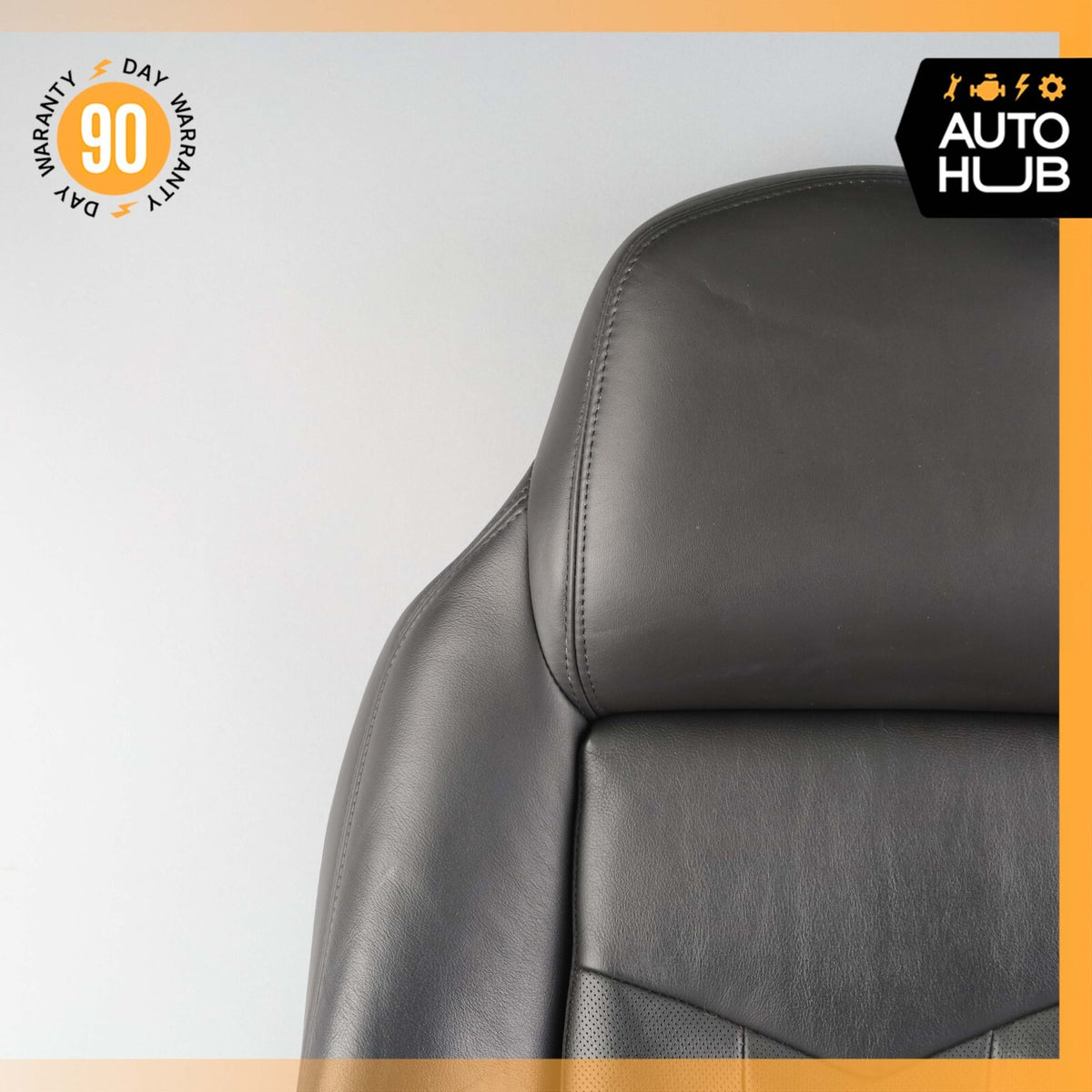 04-05 Cadillac XLR Left Driver Side Top Upper Seat Cushion Black OEM - photo 3
