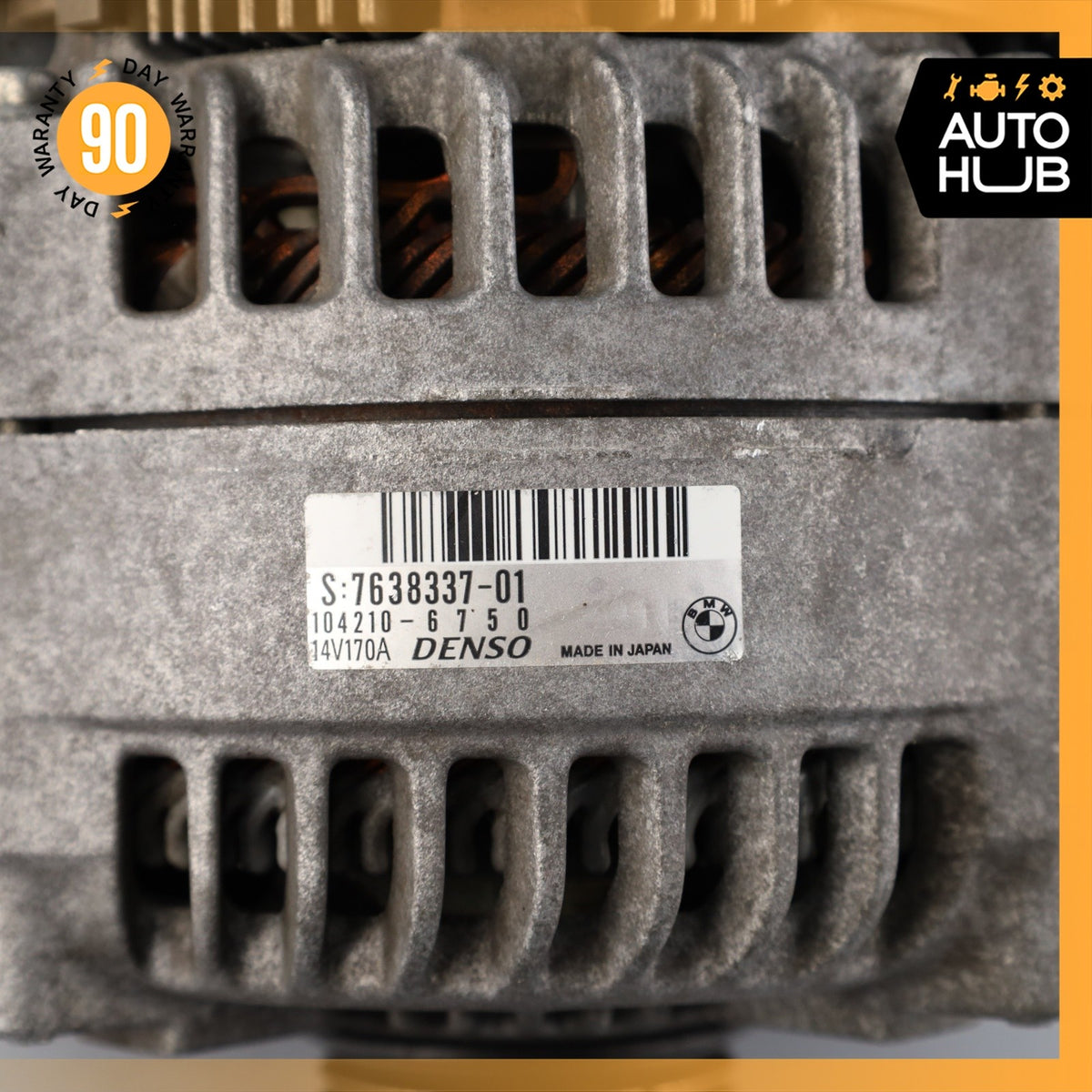 12-16 BMW F32 435i 335i Engine Alternator 12317638337 OEM - photo 8