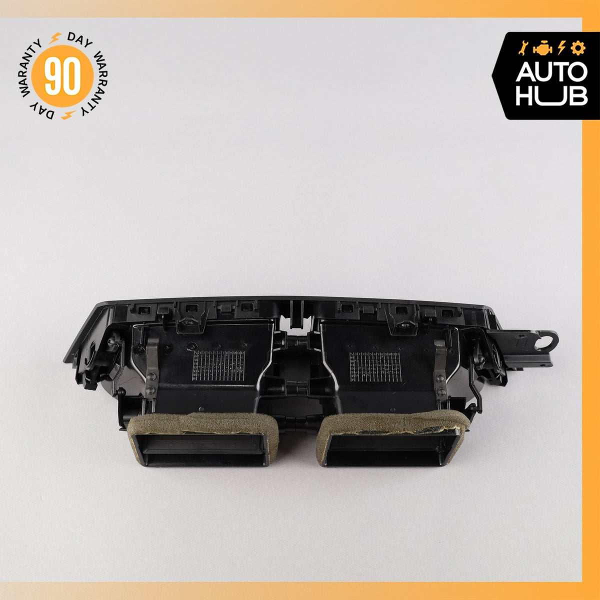 10-15 BMW E84 X1 Center Dash Hazard A/C AC Air Vent Black OEM - photo 11
