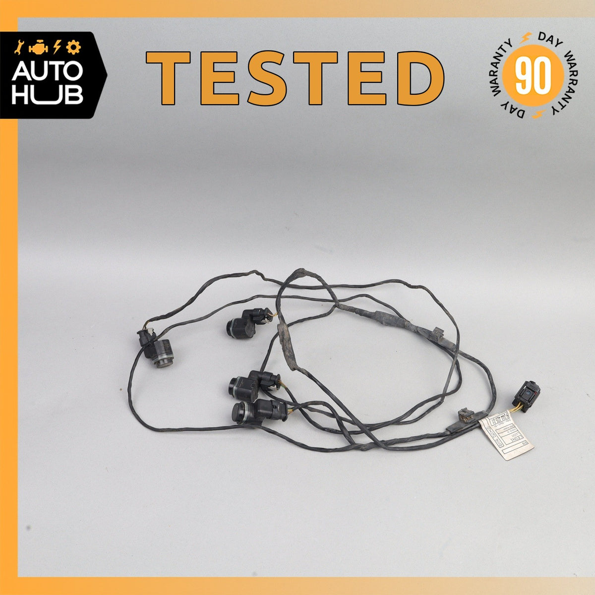 11-13 BMW E70 X5 Rear Bumper Wire Harness w/ Parking Aid Sensor Set OEM - photo 1