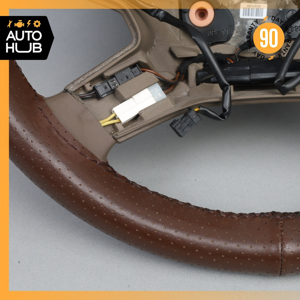 09-13 Mercedes W164 ML350 GL550 R350 Driver Steering Wheel Brown 1644607003 OEM - photo 12