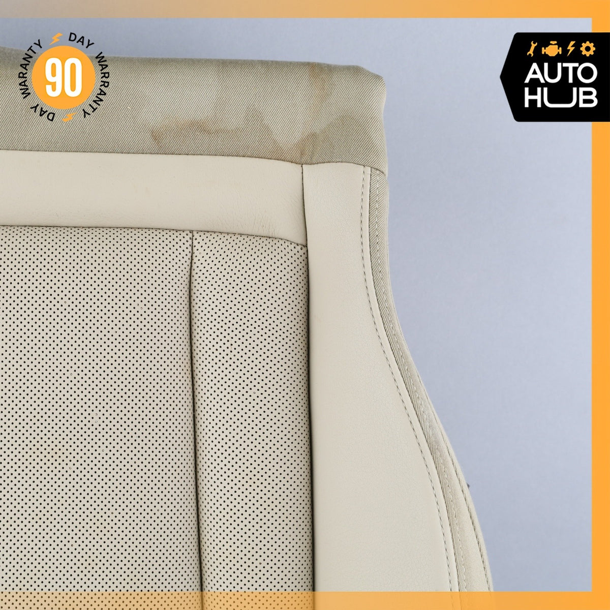 Audi 4M Q7 Front Right Passenger Side Lower Bottom Seat Cushion Beige OEM 87k - photo 4