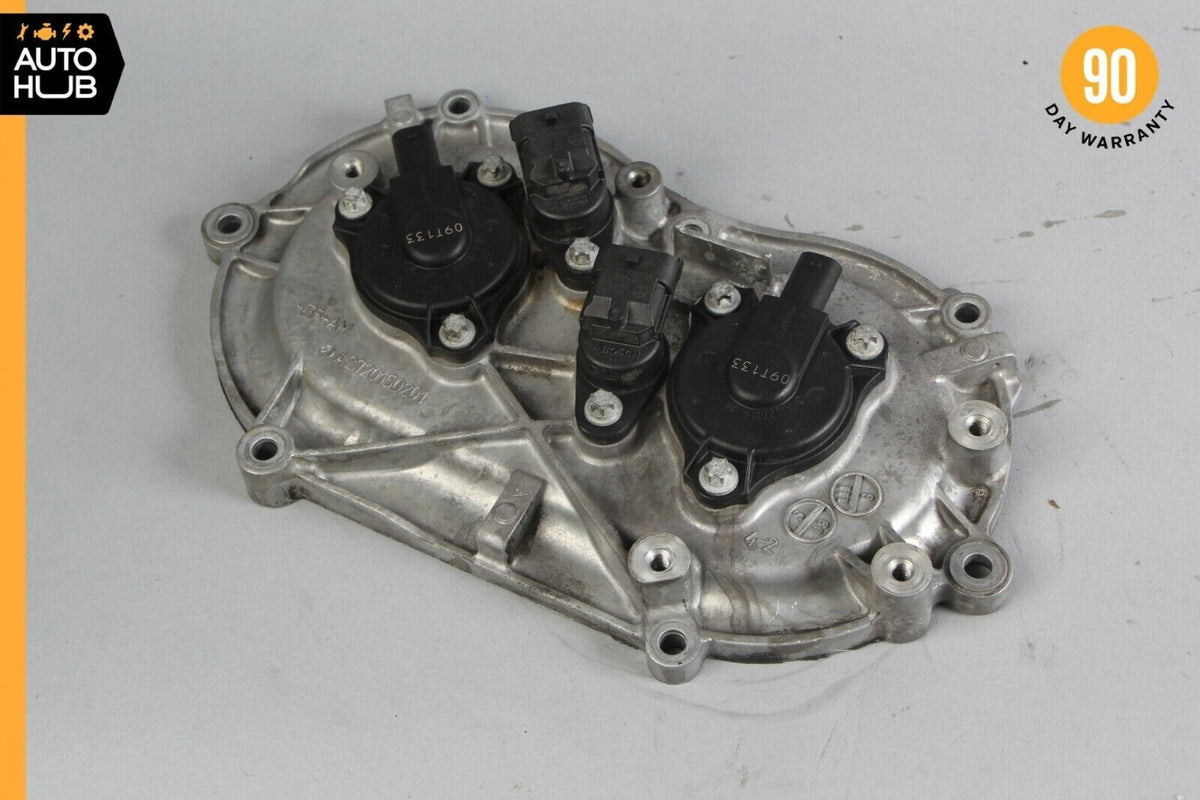 Mercedes W221 S550 E350 Front Left Side Engine Timing Chain Cover Plate OEM - photo 5