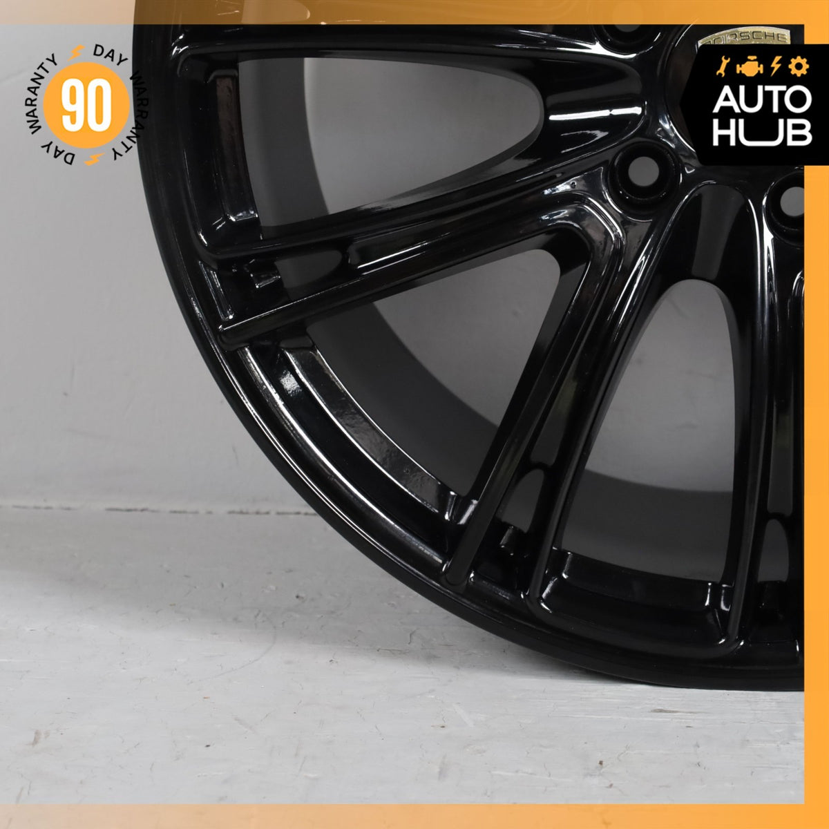 17-23 Porsche Panamera 971 11.5 X 21 21" Rear Wheel Rim Black 971601025N OEM - photo 6