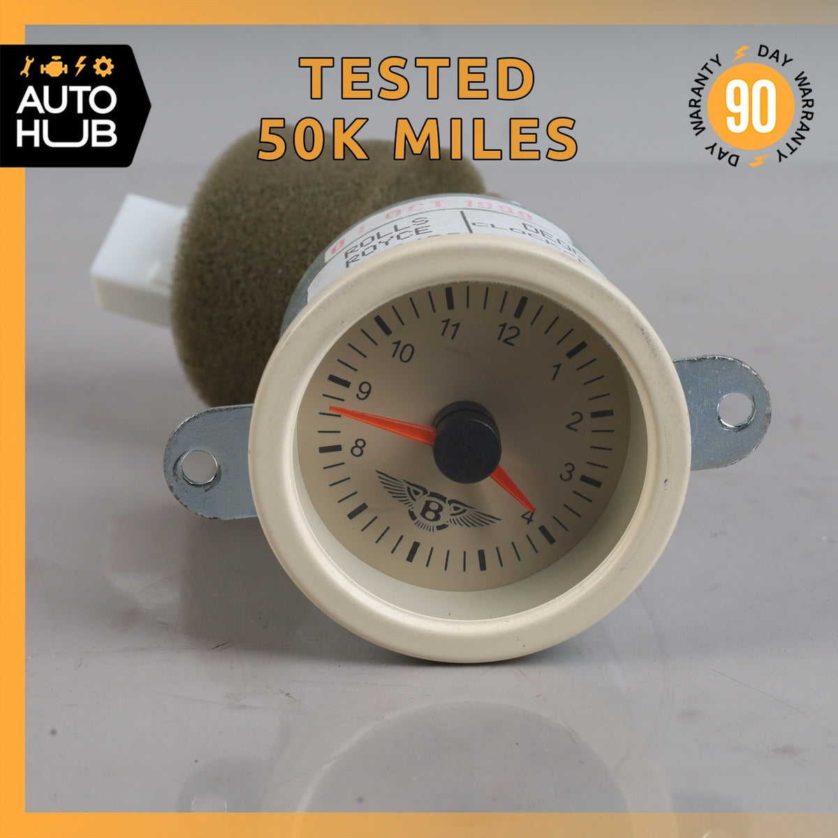 99-04 Bentley Arnage Clock Dashboard Gauge Analog PM25094PD OEM 50k - photo 1