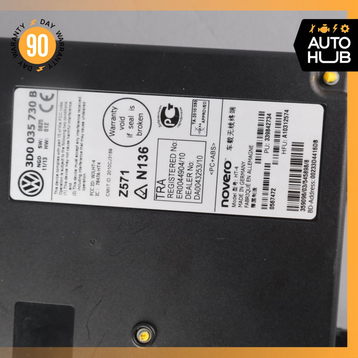 12-13 Bentley Continental GTC Communication Bluetooth Phone Control Module OEM - photo 5