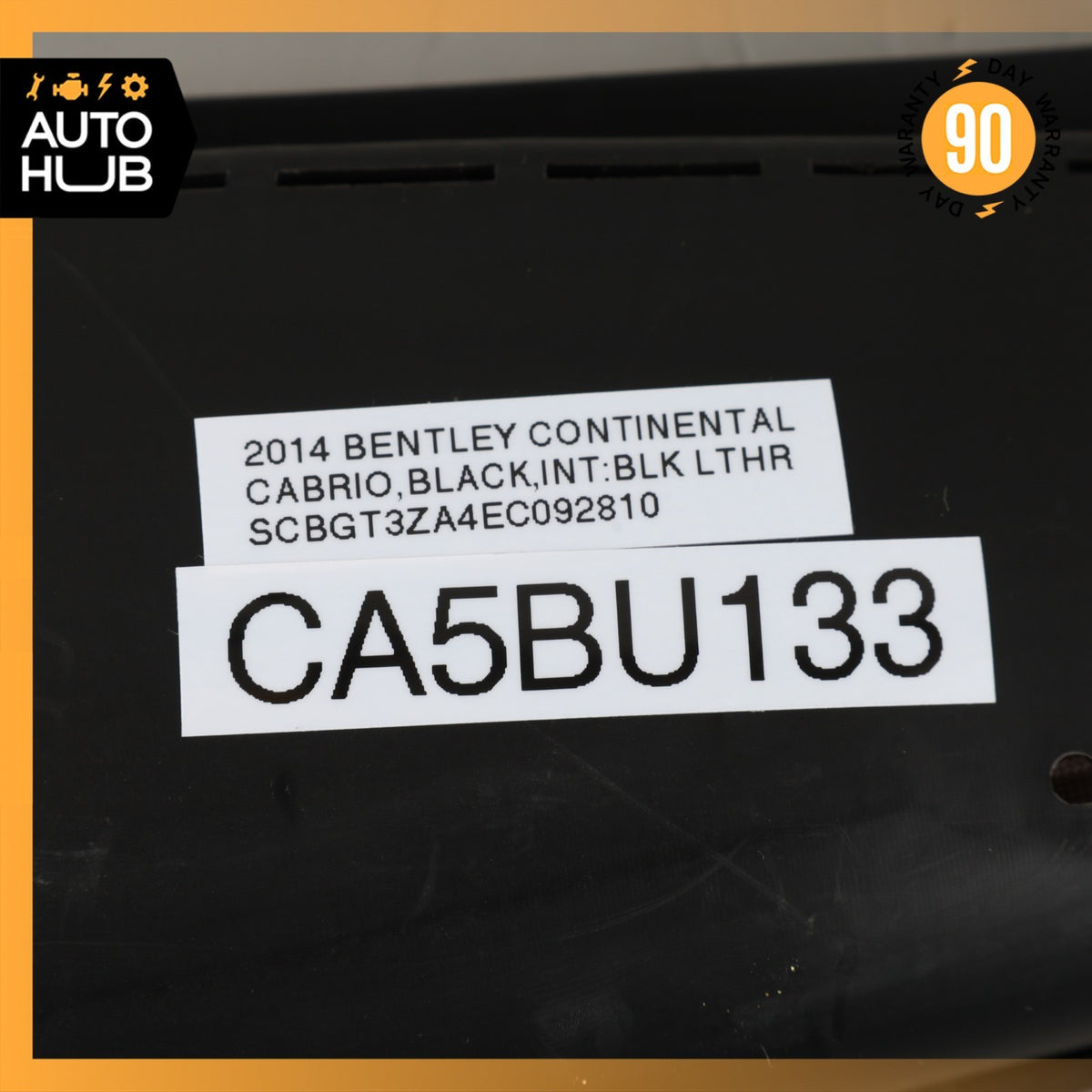 12-18 Bentley Continental GTC GT Seat Airbag Air Bag SRS Front Left OEM 32k - photo 15