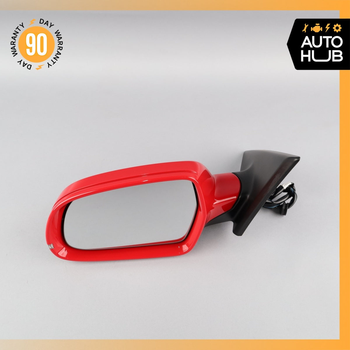 10-12 Audi B8 A5 S5 Left Driver Side Rear View Door Mirror Red OEM - photo 2
