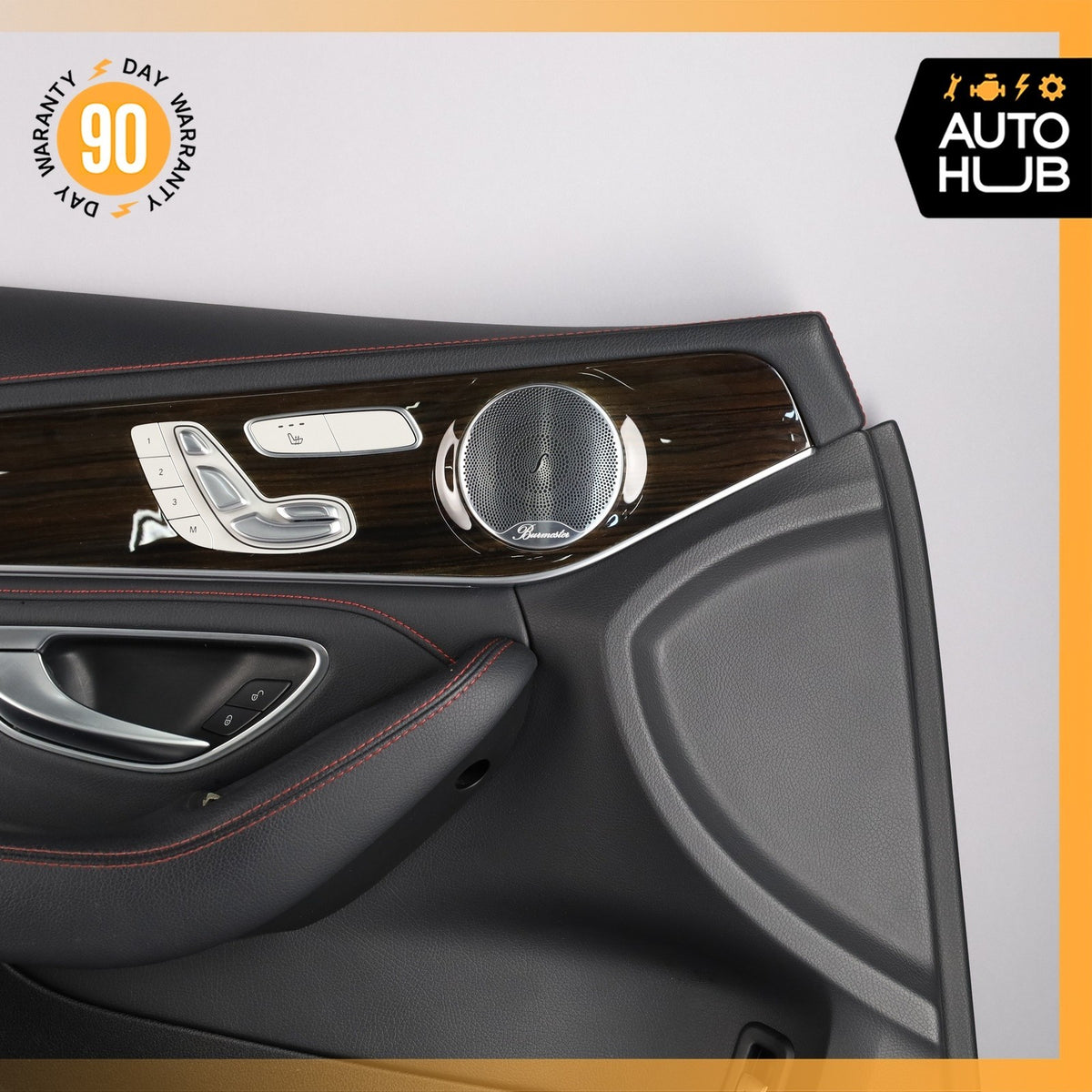 15-21 Mercedes W205 C43 AMG C350e Front Left Side Interior Door Panel OEM - photo 4
