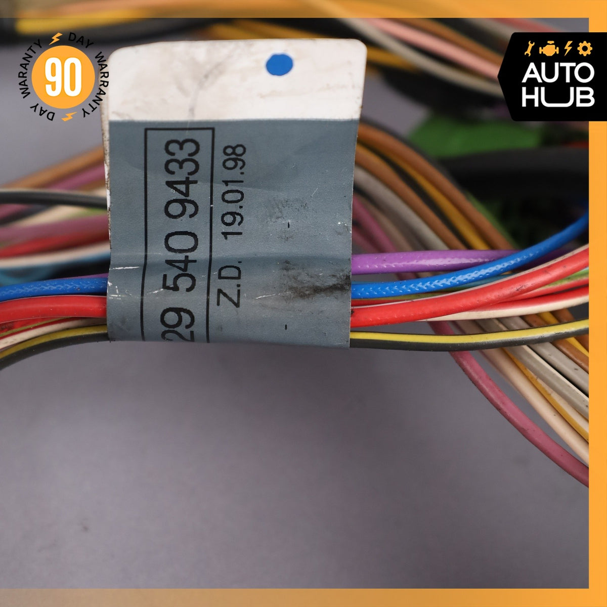 99-02 Mercedes R129 SL500 Engine Motor Cable Wire Wiring Harness 1295409433 OEM - photo 16