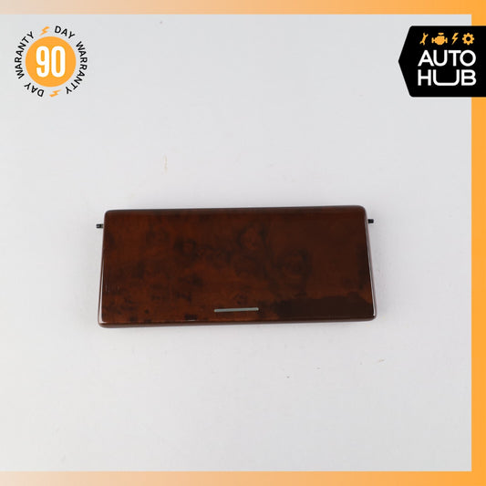 90-02 Mercedes R129 SL320 Ashtray Front Console Storage Trim Wood Cover OEM - photo 1