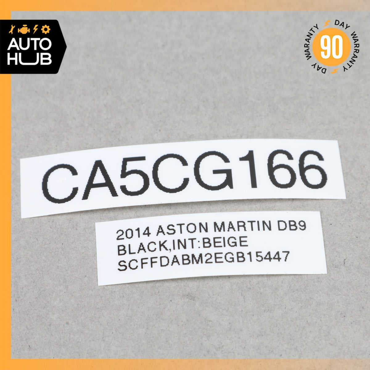 Aston Martin DB9 Triangle Mirror Cover Right Side 4G43830912AEW OEM - photo 7