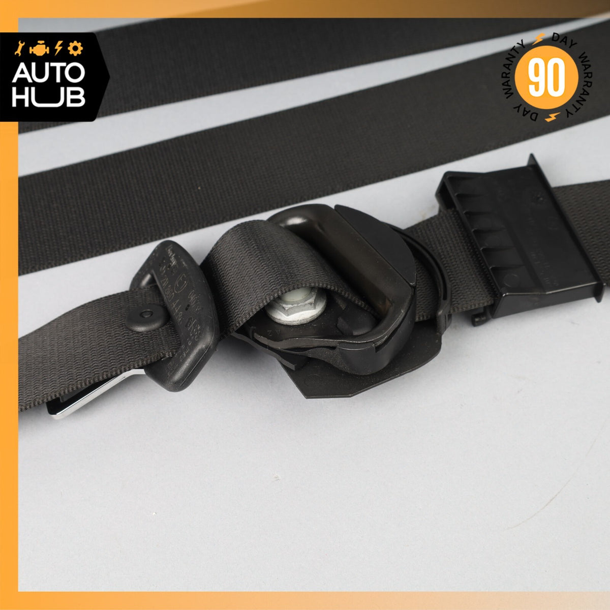 07-09 Mercedes W211 E350 CLS550 Front Right Passenger Side Seat Belt Black OEM - photo 15