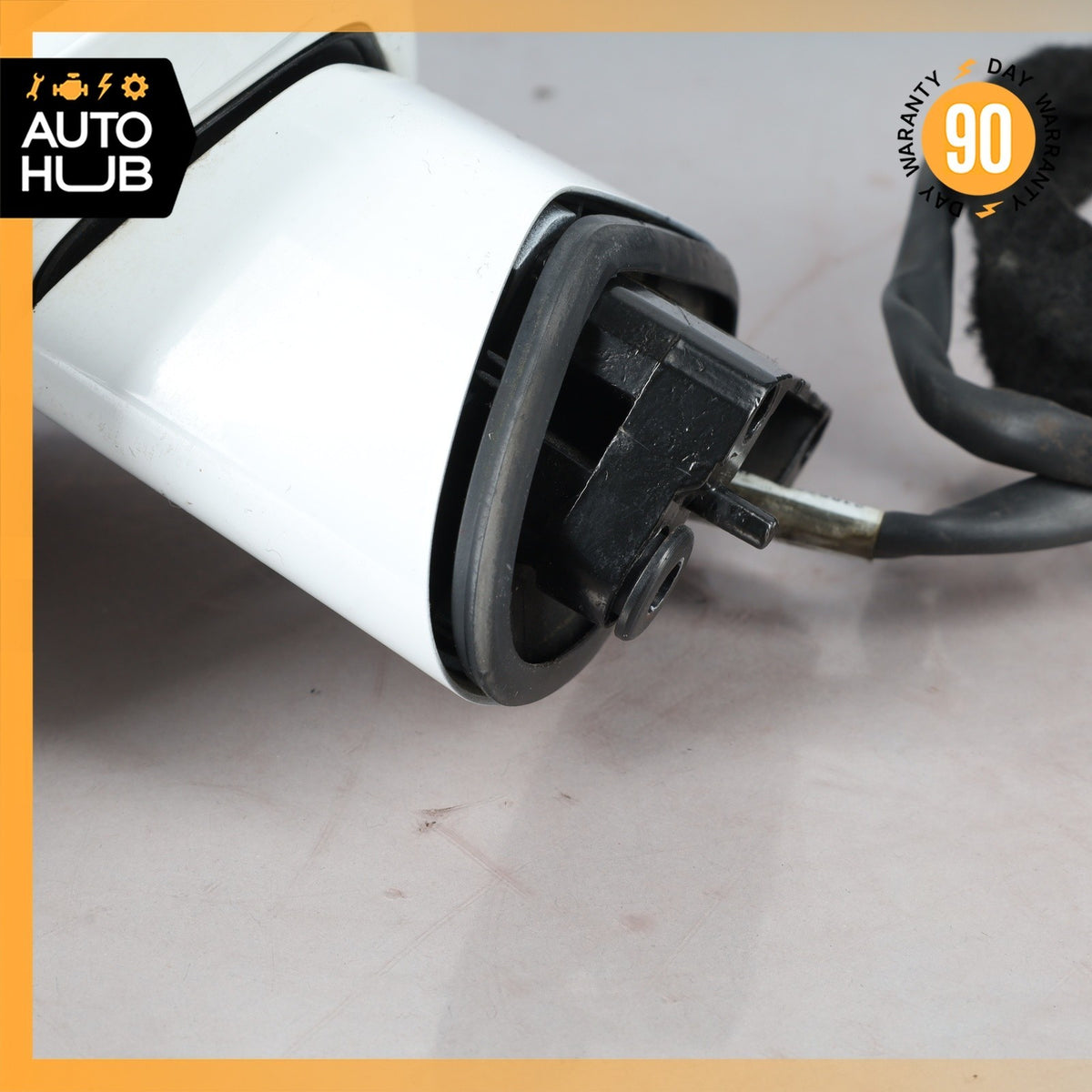 08-15 Audi 8J TT Left Side Rear View Door Mirror White 8J0857501A OEM - photo 4