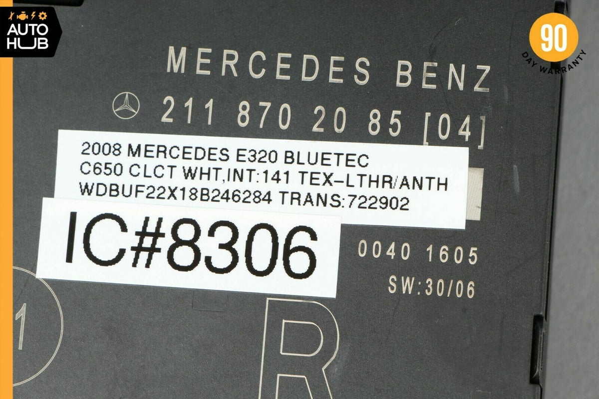 03-09 Mercedes W211 E320 E550 Front Right Passenger Door Control Module OEM - photo 8