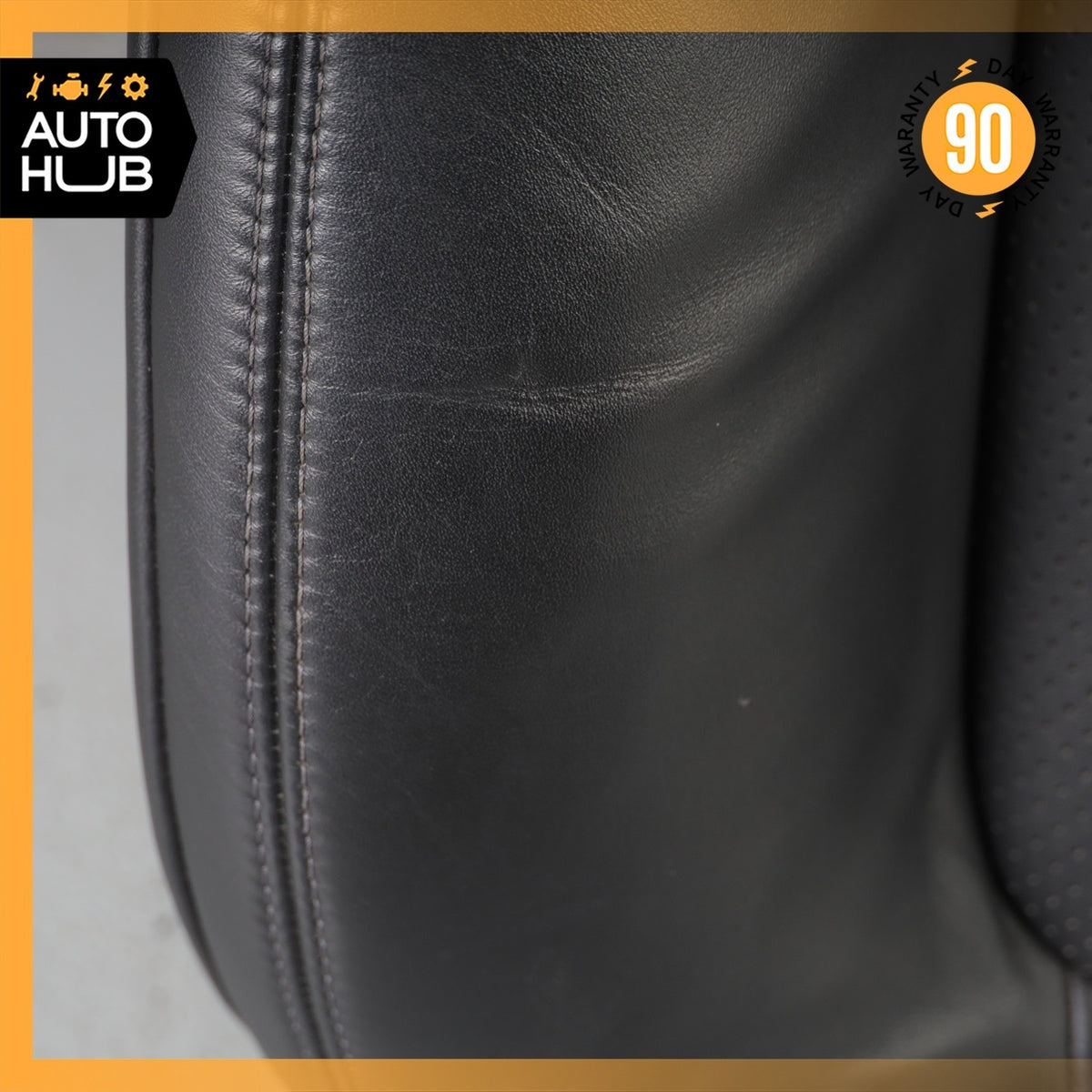 15-18 Porsche Macan 95B Front Right Side Seat Upper Cushion Leather Black OEM - photo 12