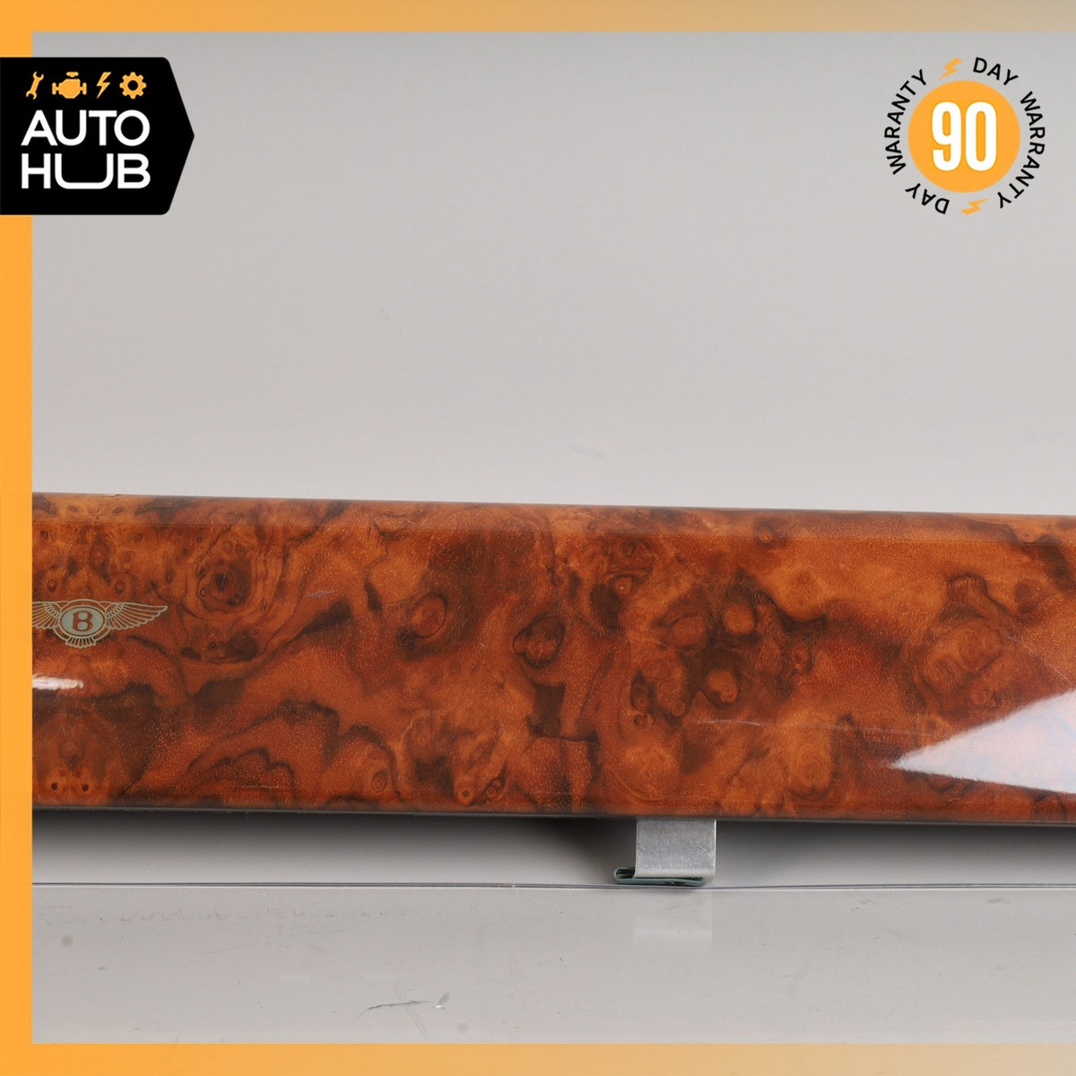 00-02 Bentley Arnage Rear Left Side Door Panel Trim Wood OEM 50k - photo 3