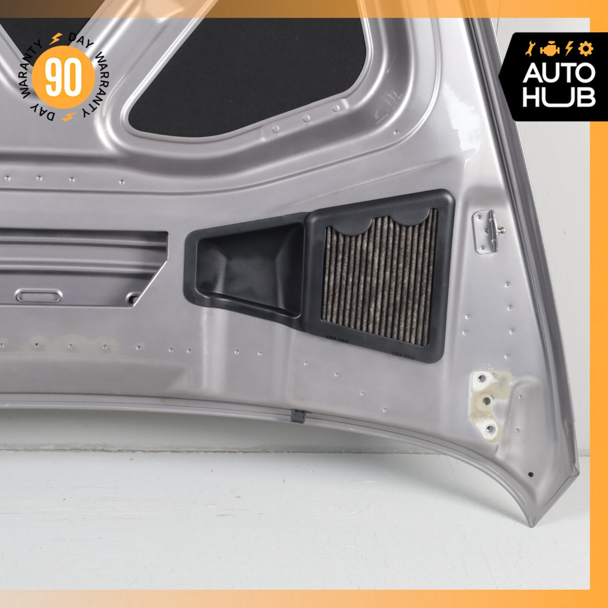 03-13 Bentley Continental GTC GT Hood Bonnet Cover Panel Assembly Silver OEM 46k - photo 15