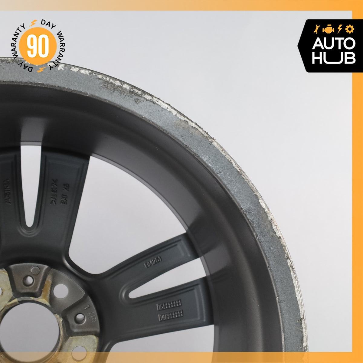 BMW F30 335i 340i 430i 8 x 19 19" Style 442 Front Wheel Rim Polished Gray OEM - photo 10
