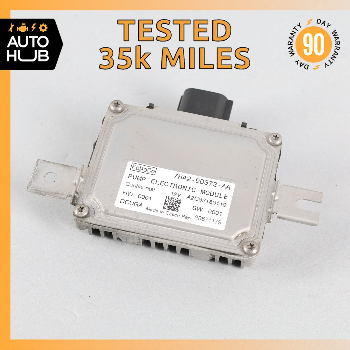 Aston Martin DB9 Fuel Pump Control Module 7H429D372AA OEM 35k - photo 1