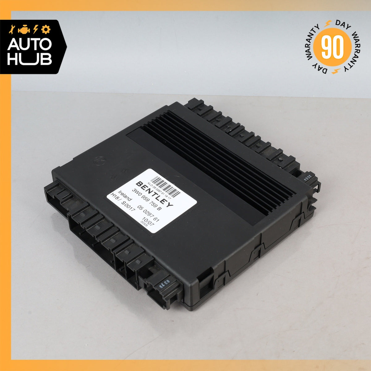 03-11 Bentley Continental GTC GT Front Right Side Seat Control Module OEM 40k - photo 2