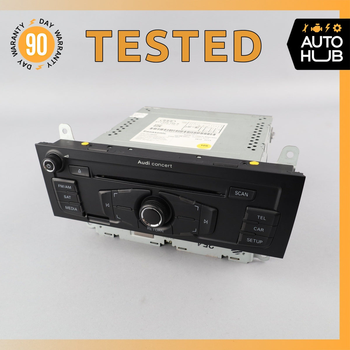 10-12 Audi B8 A4 S4 Audio Radio Receiver Head Unit AM CD Player OEM - photo 1