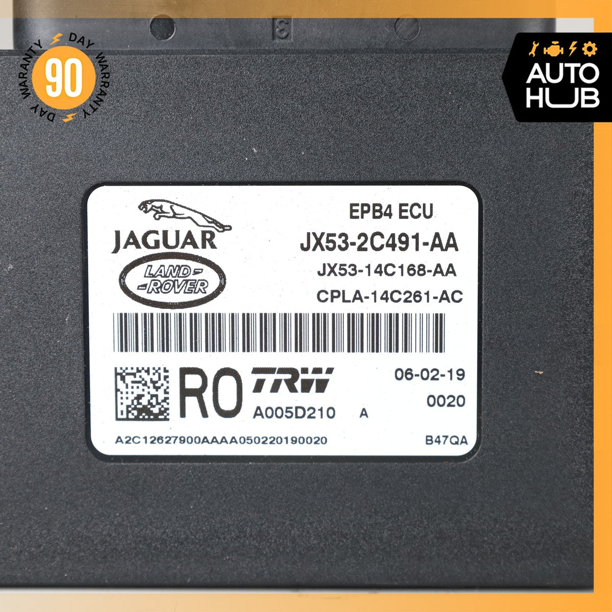 2018 Jaguar X152 F-Type EPB Electronic Parking Brake Control Module Unit OEM - photo 9